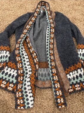 Adora Southwest Blue Cardigan S/M